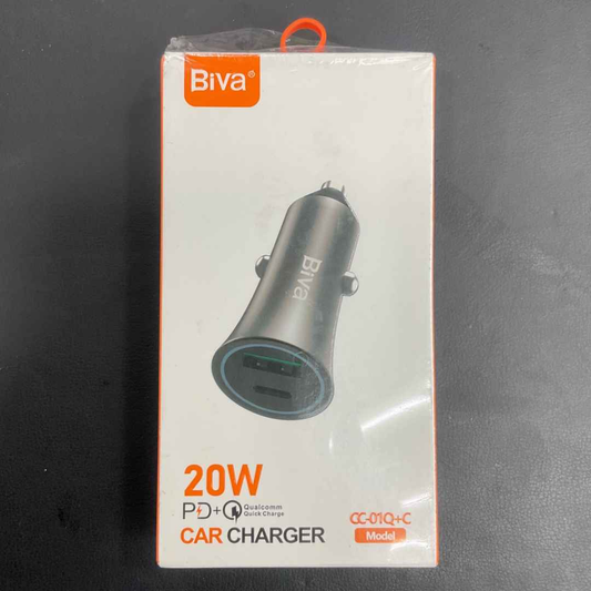 Efficient Charging On-The-Go: Biva 20W Quick Charge Car Charger