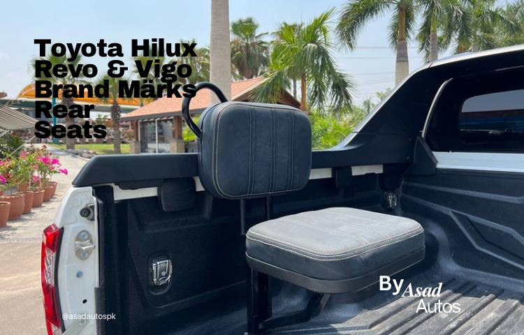 Toyota Hilux Revo & Vigo Brand Märks Rear Trunk Seats