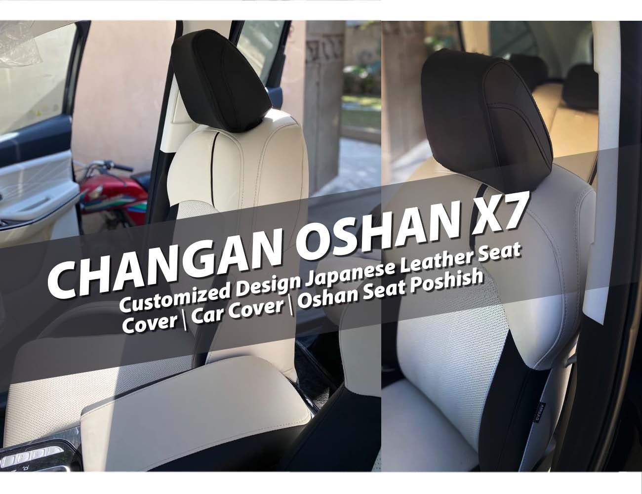 CHANGAN OSHAN X7 Customized Japanese Leather Seat Cover for premium car interior upgrade and protection.