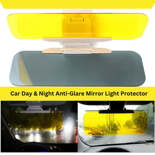 Car Day & Night Anti-Glare Mirror Light Protector
