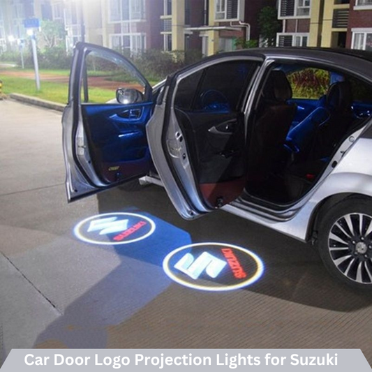 2 Pcs Car Door Logo Projection Lights for Suzuki