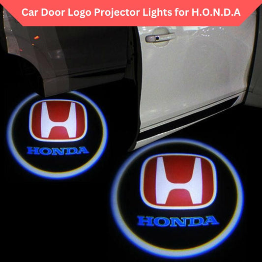2 Pcs Car Door Logo Projector Lights for H.O.N.D.A