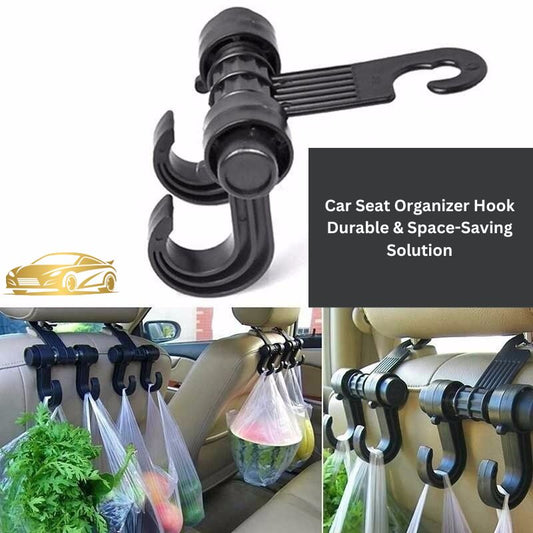 Universal Car Seat Organizer Hook: Durable & Space-Saving Solution