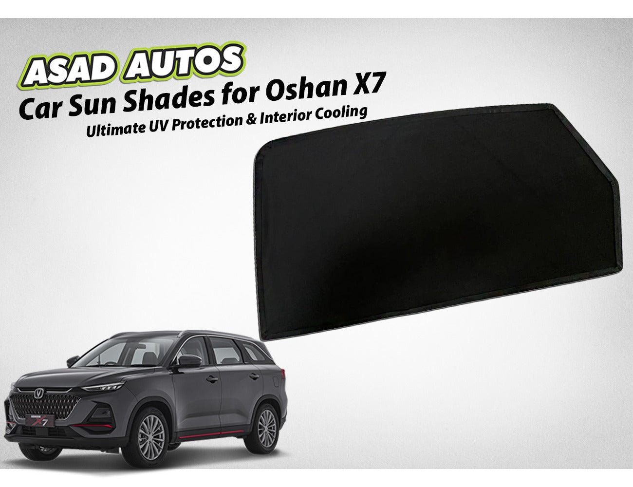 Car Sun Shades for Changan Oshan X7, providing UV protection, heat reduction, and enhanced comfort for your vehicle's interior.