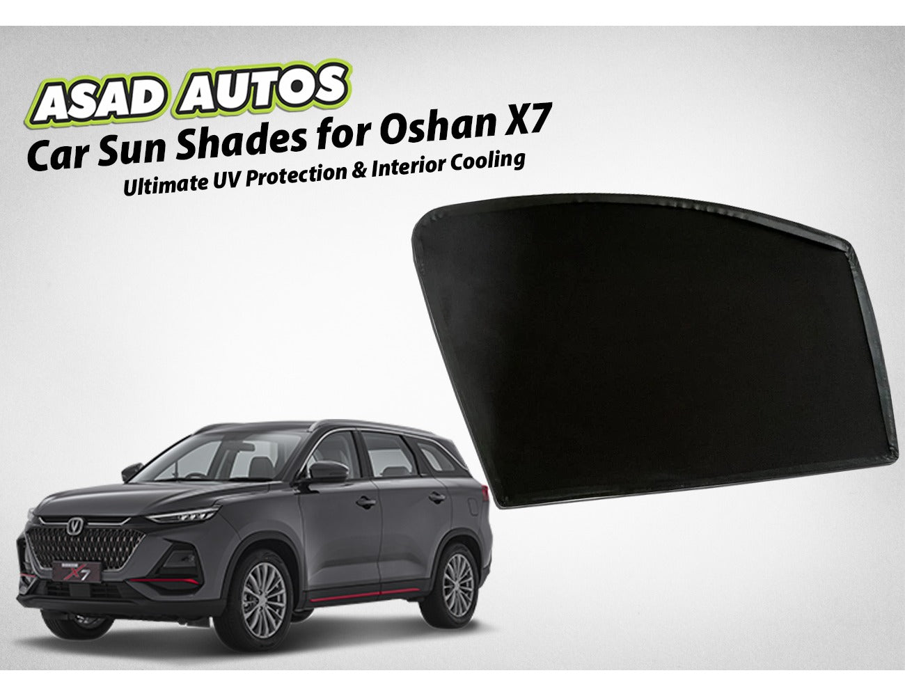 Car Sun Shades for Changan Oshan X7, providing UV protection, heat reduction, and enhanced comfort for your vehicle's interior.
