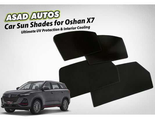 Car Sun Shades for Changan Oshan X7, providing UV protection, heat reduction, and enhanced comfort for your vehicle's interior.