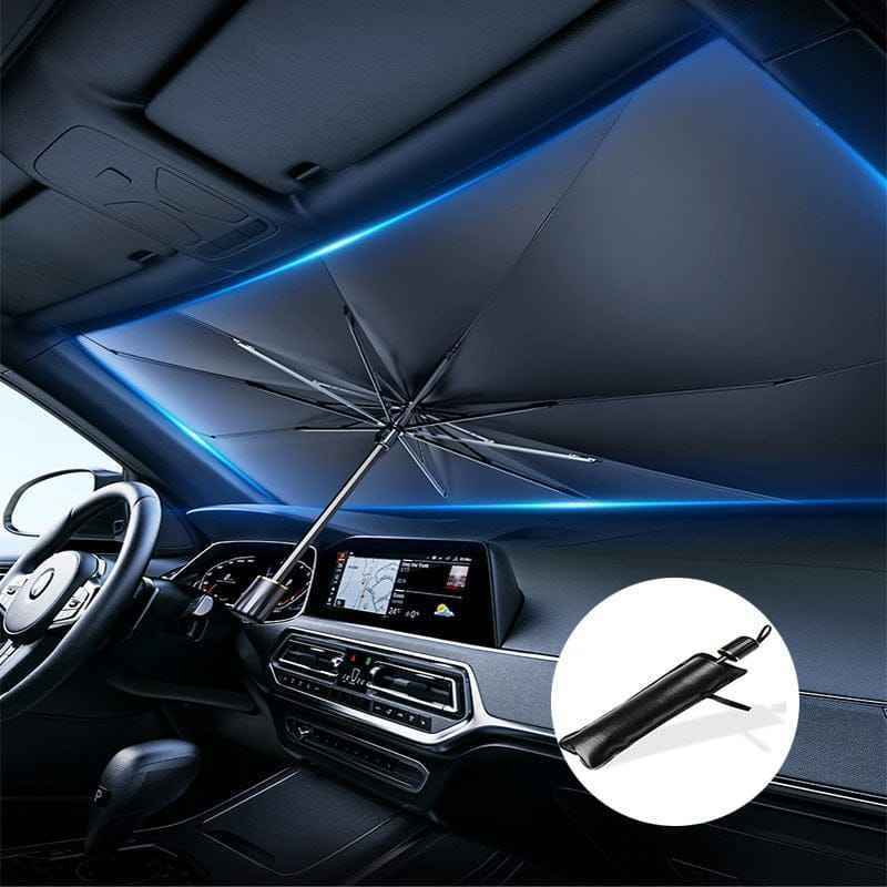 Car Umbrella Sun Shade Cover for MG HS (2021–2025) – Foldable Windshield UV & Heat Protection Shield