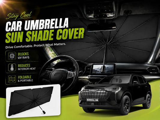 Car umbrella sun shade compatible with Haval H6 Facelift 2025 and 2026