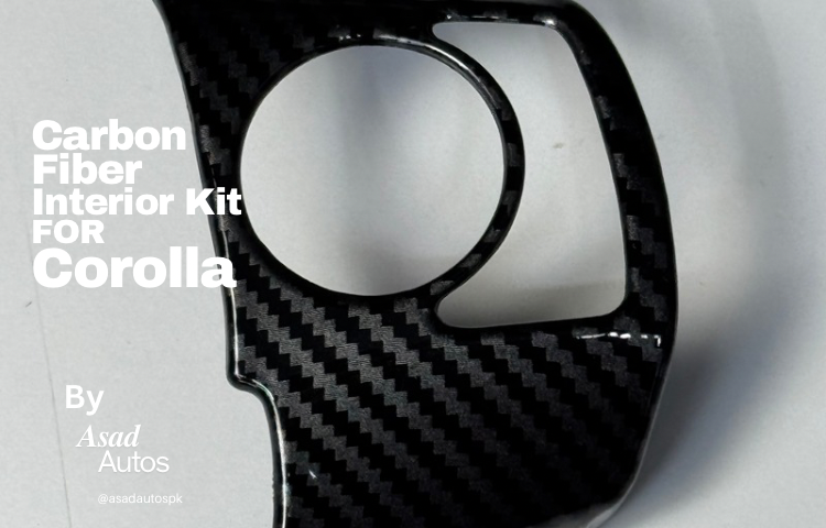 Carbon Fiber Interior Kit For Toyota Corolla 2014–2024, Toyota Corolla Carbon Dashboard Trim, Corolla 2014–2024 Carbon Fiber Panel Cover, Premium Interior Upgrade for Toyota Corolla