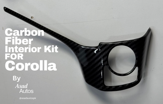 Carbon Fiber Interior Kit For Toyota Corolla 2014–2026, Toyota Corolla Carbon Dashboard Trim
