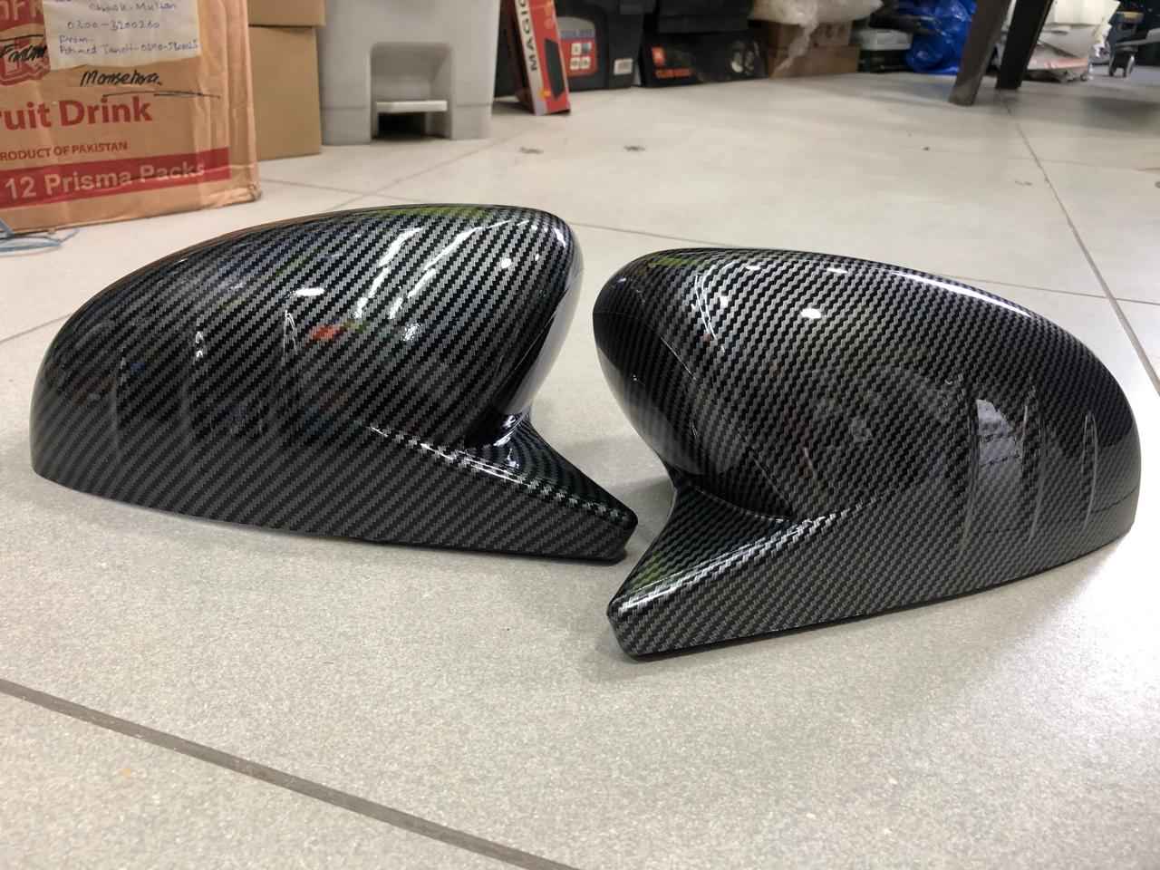 Carbon Fiber Car Mirror Covers for New Suzuki Alto – Sporty & Stylish Look