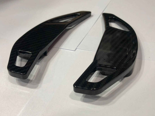 Carbon fiber paddle shifter extension for Toyota Corolla 2014-2026 steering wheel sporty upgrade