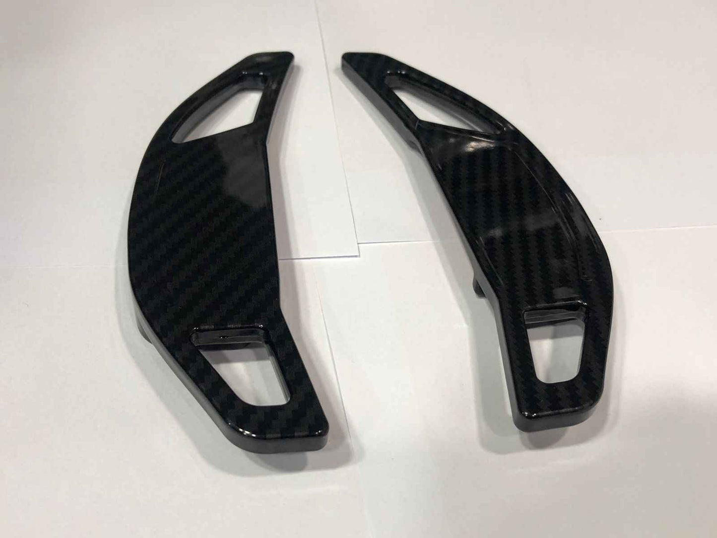 Carbon fiber paddle shifter extension for Toyota Corolla 2014-2026 steering wheel sporty upgrade