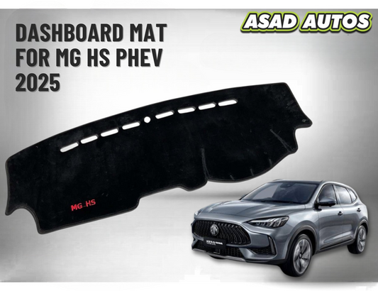 Carpet Dashboard Mat for MG HS PHEV 2025 – Anti-Slip, Heat Resistant & Sun Protection