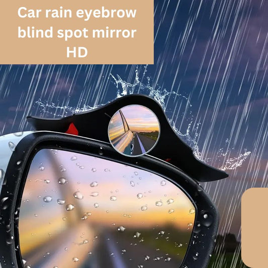 2PCS Carbon Fiber Mirror Rain Covers – Bat-Style Eyebrow Shields