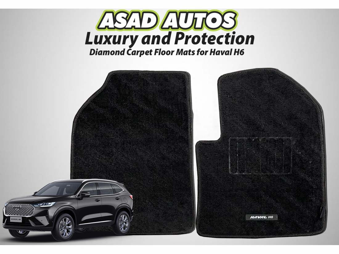 Cartrex Diamond Carpet Floor Mats for Haval H6 – Stylish and Durable Mats for Interior Protection