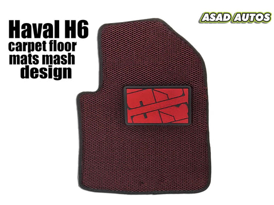 Cartrex Mash Design Carpet Floor Mats for Haval H6 – Durable and Stylish Interior Protection