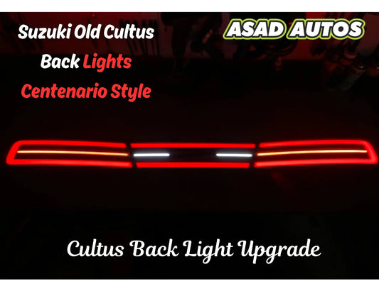 Centenario Style Back Lights for Suzuki Old Cultus 2000–2016 – Sporty LED Upgrade
