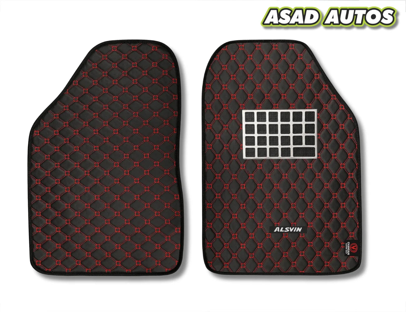 Changan Alsvin 2021–2024 7D Luxury Floor Mats – Custom Fit Diamond Stitch Waterproof Mat
