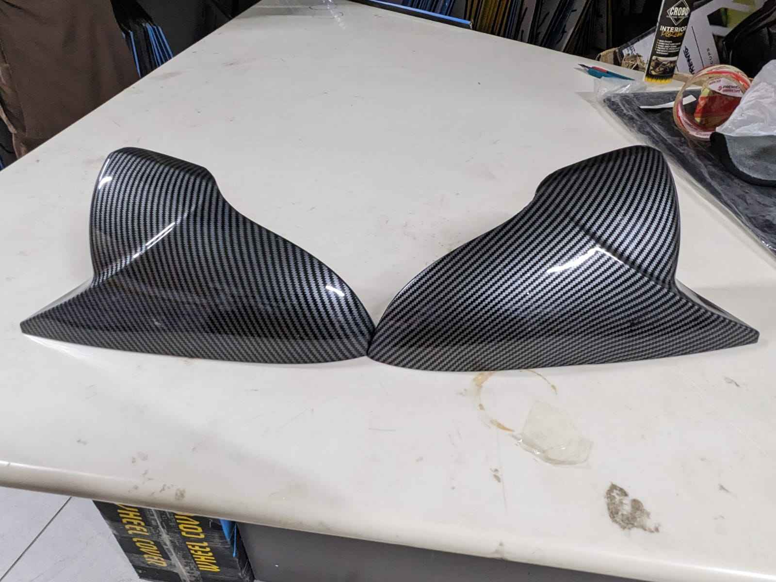 Changan Alsvin Mirror Cover — Carbon Fiber Style