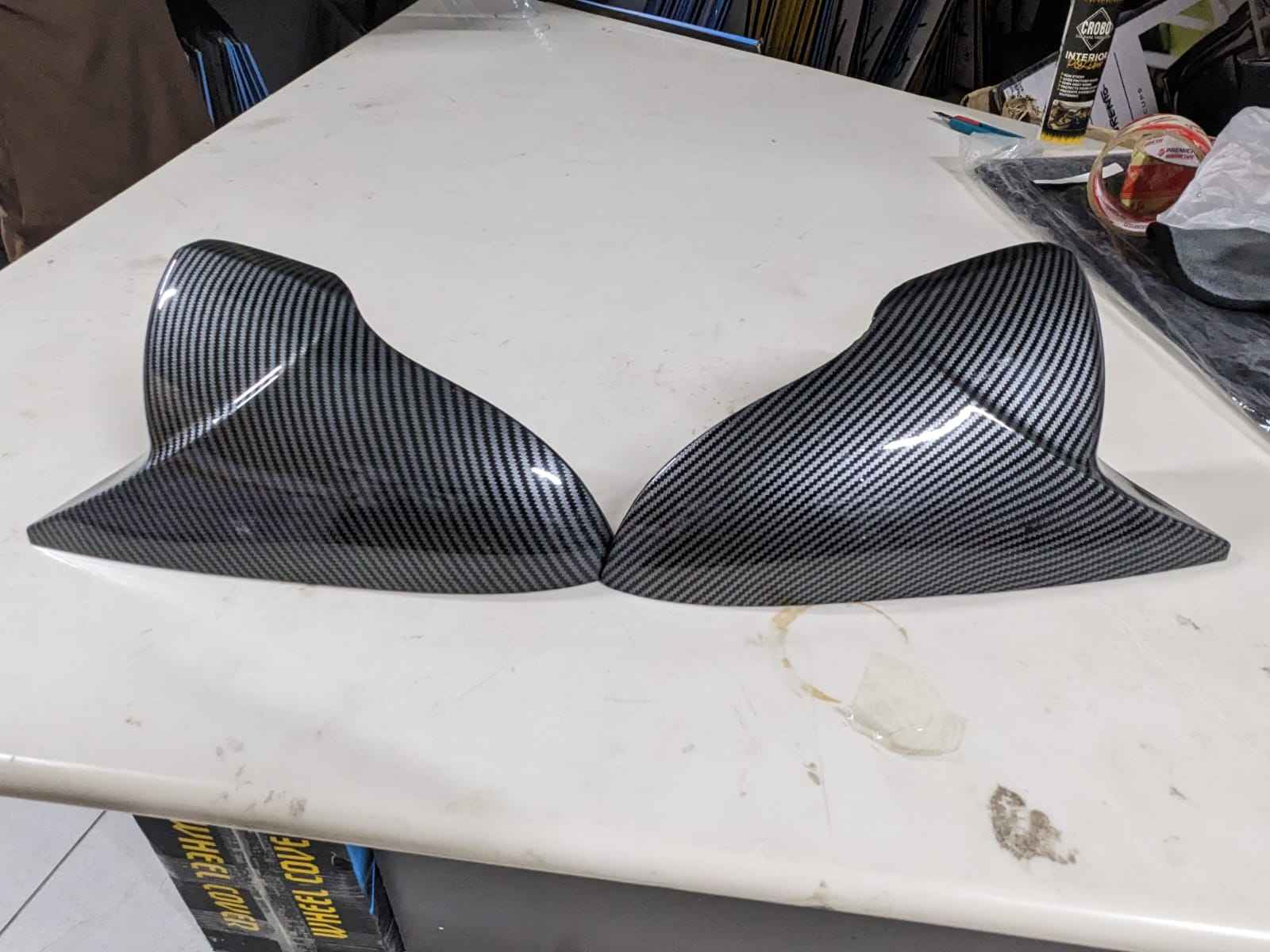 Changan Alsvin Mirror Cover — Carbon Fiber Style