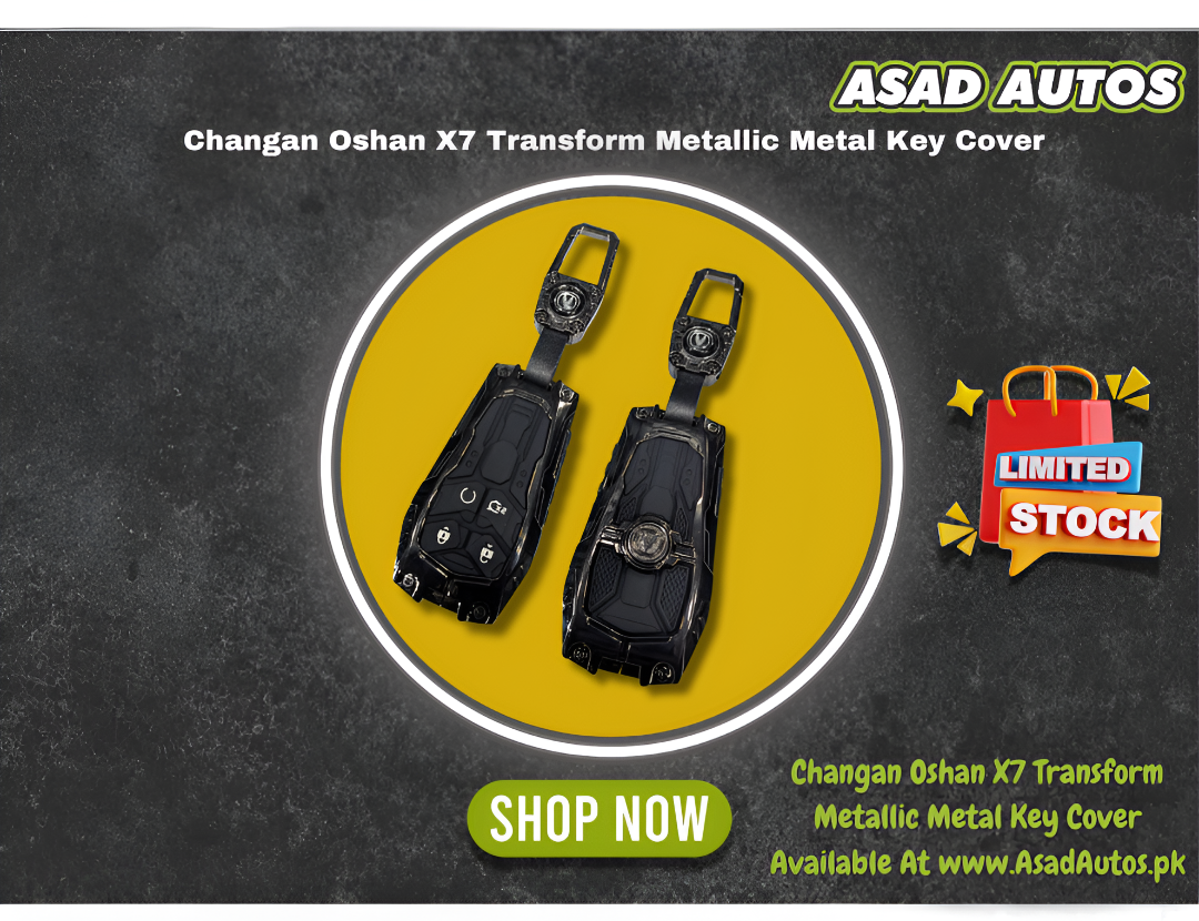 Changan Oshan X7 Transform Metallic Metal Key Cover – Premium Protection with Stylish Finish