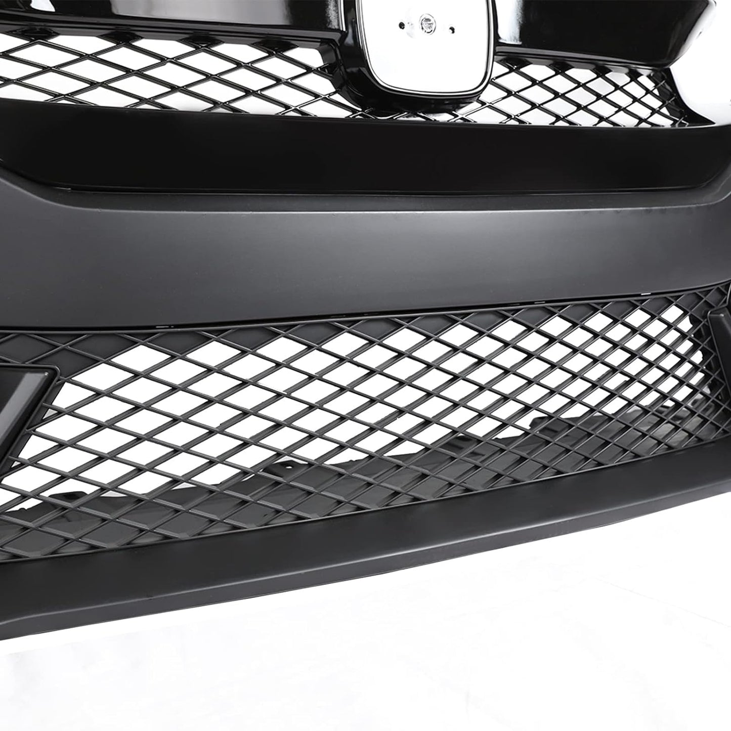 Complete Type R Style Conversion Kit for Honda Civic 2016-2021 in ABS plastic (Non-Painted), including front bumper, rear bumper, and side skirts.