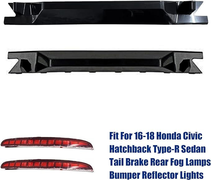 Complete Type R Style Conversion Kit for Honda Civic 2016-2021 in ABS plastic (Non-Painted), including front bumper, rear bumper, and side skirts.
