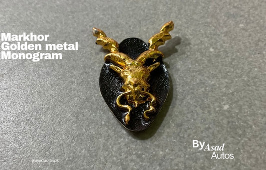 Markhor Metal Car Monogram Emblem