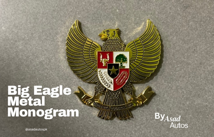 Big Eagle Car Monogram Emblem