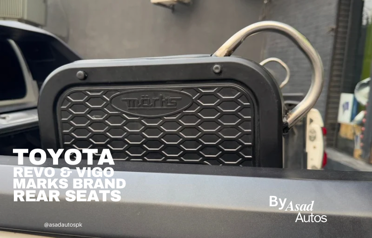 Toyota Hilux Revo & Vigo Brand Märks Rear Trunk Seats