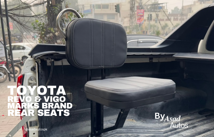 Toyota Hilux Revo & Vigo Brand Märks Rear Trunk Seats