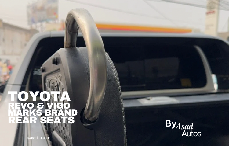 Toyota Hilux Revo & Vigo Brand Märks Rear Trunk Seats