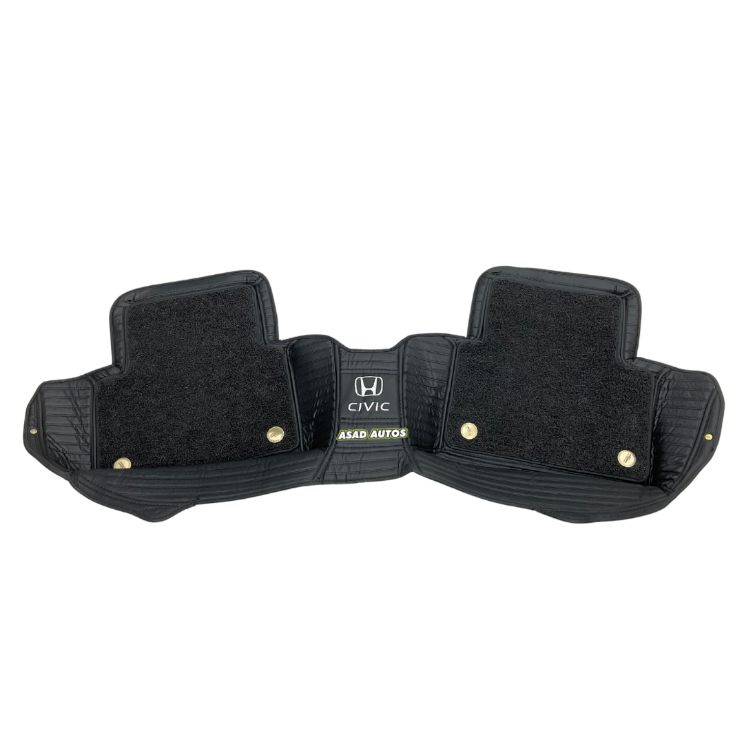 Custom-Fit Premium 11D Floor Mats for Honda Civic 2016-2021 – High-quality and durable car floor mats for all-weather protection