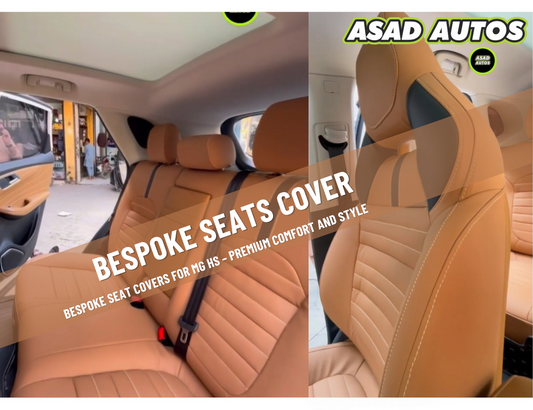 Custom-Fit Seat Covers for MG HS in Premium Japanese Fabric – Elegant & Protective Design