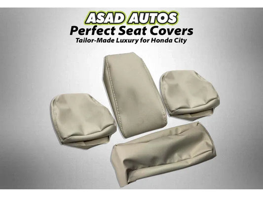 Custom-fit seat covers for Honda City 2022-2026, offering premium style, durability, and comfort for your car's interior.