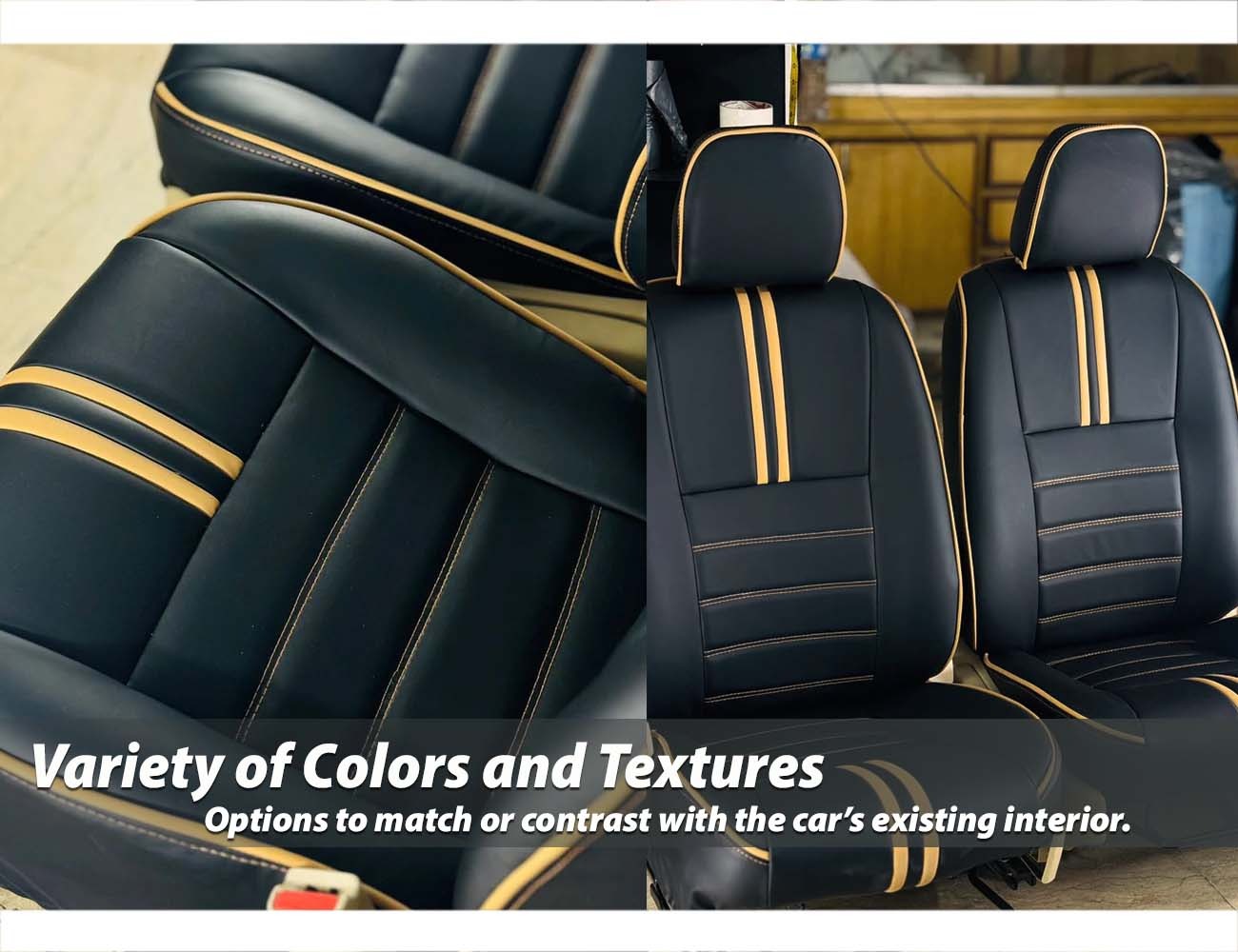 Custom-fit seat covers for Honda City, designed for perfect comfort and protection.