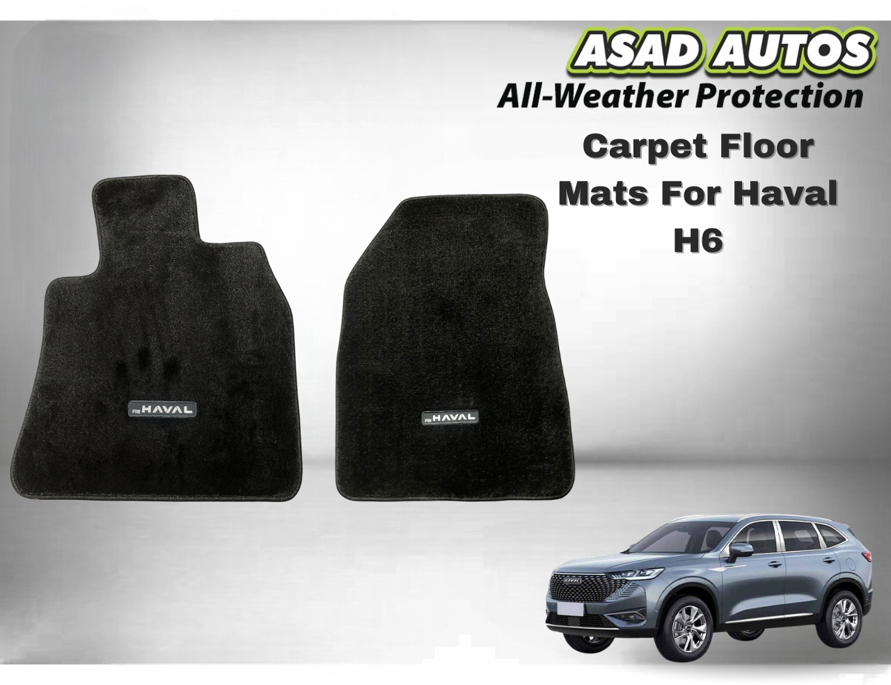 Carpet Floor Mats for Haval H6 – Elegant Comfort & Perfect Fit