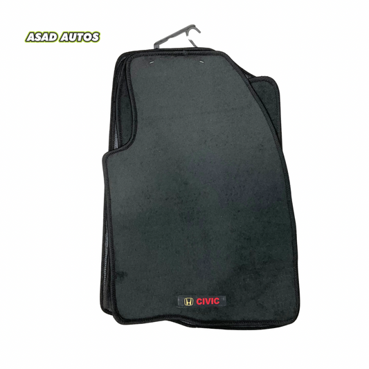 Custom Carpet Floor Mats for Honda Civic (2016-2021), offering stylish design, precise fit, and durable protection for your car’s interior.