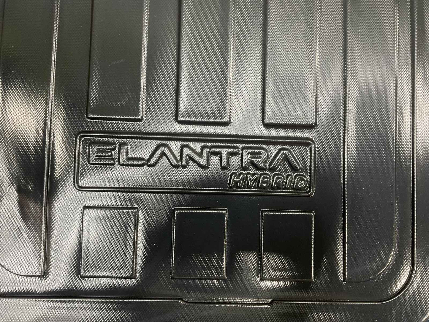 Hyundai Elantra Hybrid (2024–2025) PVC Trunk Mat – Custom Fit | Waterproof | Durable