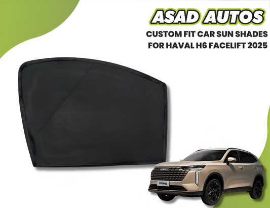 Custom Fit Car Sun Shades for Haval H6 Facelift 2025 – Heat & UV Protection