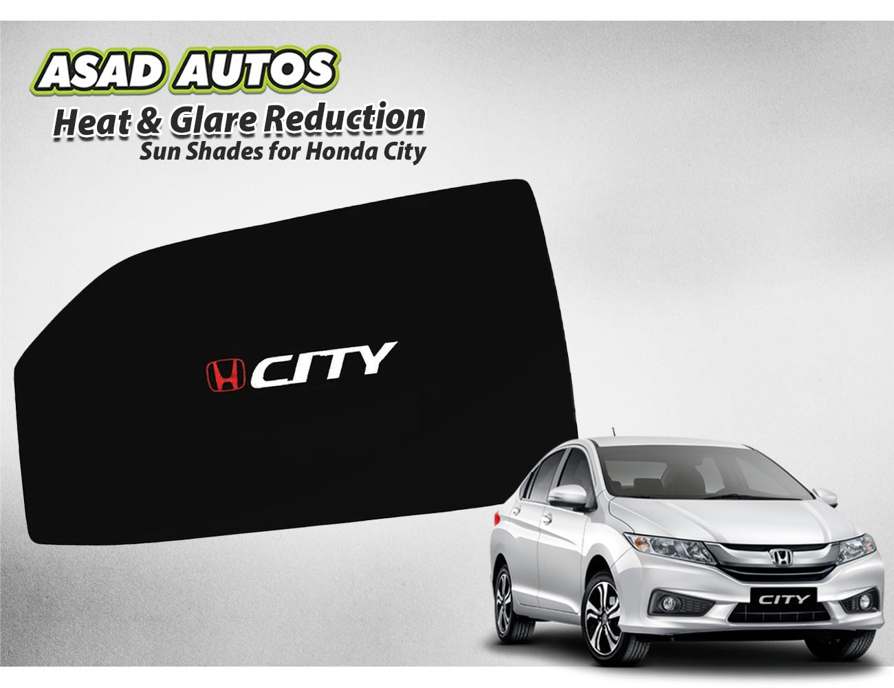Custom Fit Sun Shades for Honda City 2022-2026 – UV Protection Car Window Curtains