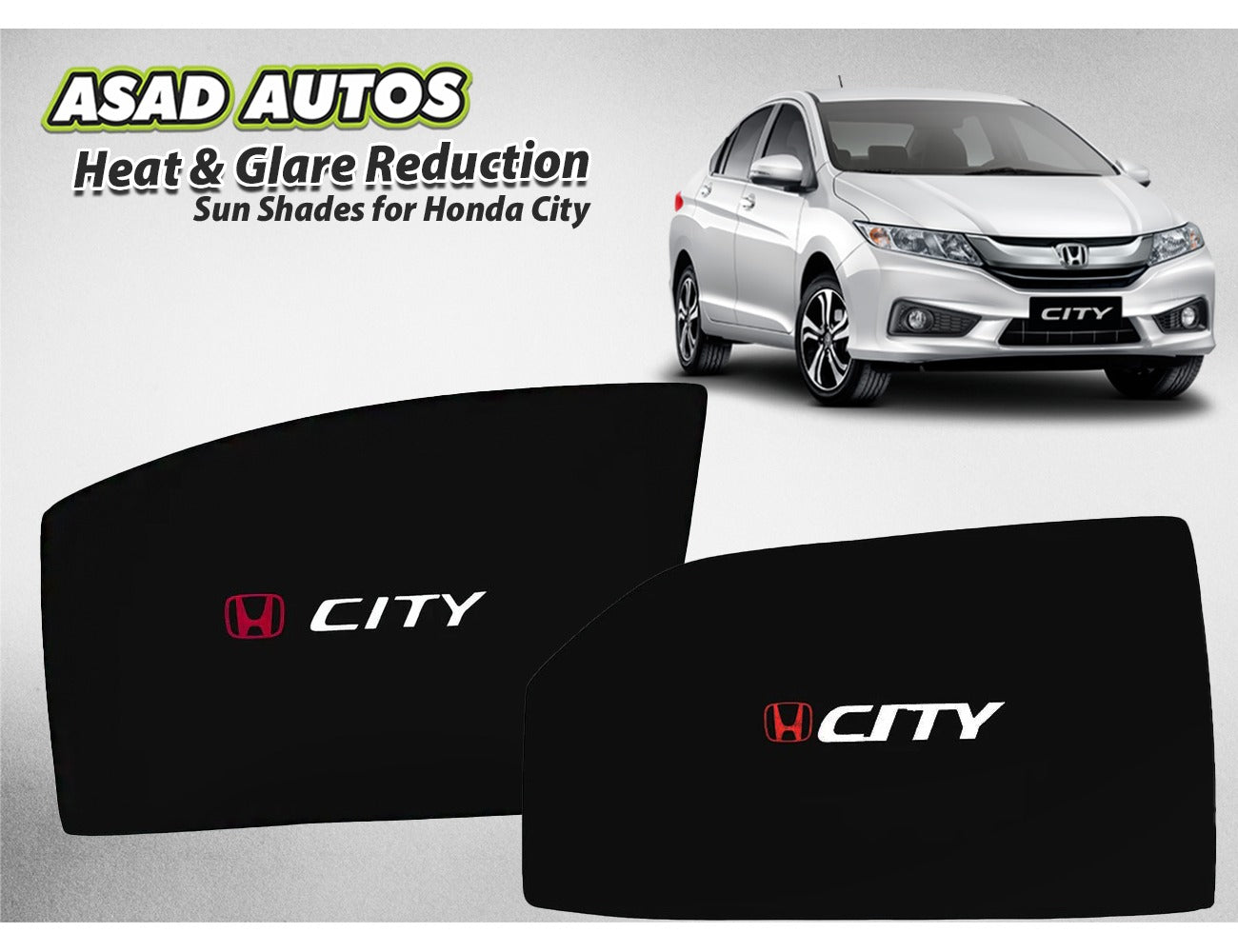 Custom Fit Sun Shades for Honda City 2022β2024 β UV Protection Car Window Curtains