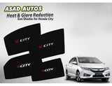 Custom Fit Sun Shades for Honda City 2022β2024 β UV Protection Car Window Curtains