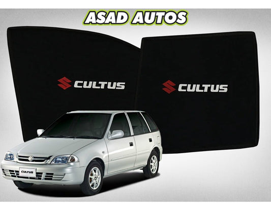 Custom Fit Sun Shades for Suzuki Cultus 2003–2017 – Full Window UV Protection Set