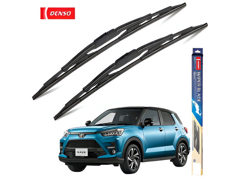Denso Hybrid Design Wiper Blades for Toyota Raize β Premium streak-free and quiet performance for all-weather conditions