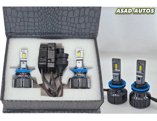 Denso LED Headlights with 200 watts output, offering energy-efficient, high-performance, and durable lighting for vehicles.