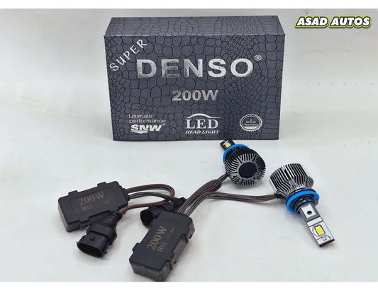 Denso LED Headlights with 200 watts output, offering energy-efficient, high-performance, and durable lighting for vehicles.