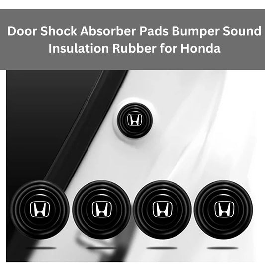 20 Pcs Door Shock Absorber Pads Bumper Sound Insulation Rubber for Honda