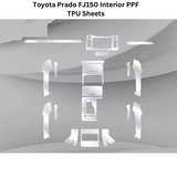 Durable TPU Interior PPF for Toyota Prado FJ150 2018 - Protection Against Scratches and Interior Damage